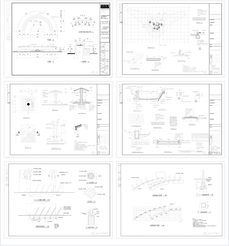 200套网红公园景观施工图合集-8